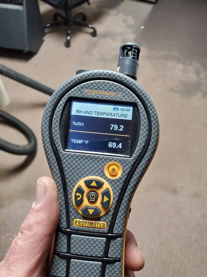 Moisture meter humidity assessment for Mold Remediation & Removal in Merrill